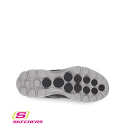 Skechers GOwalk3 Women's Black/Gray Contest Lace Up Shoe