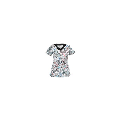 UA Garden of Wonder Royal Scrub Top