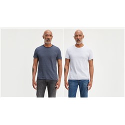 Slim Fit Crewneck Tee Shirt (2-Pack)