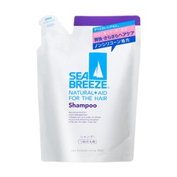 SHISEIDO Шампунь для мужчин для жирных волос SEA BREEZE аромат морской свежести  мягкая упаковка   400мл