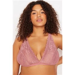 Trendyol Curve Gül Kurusu Dantelli Bralet Sütyen TBBAW23CW00001