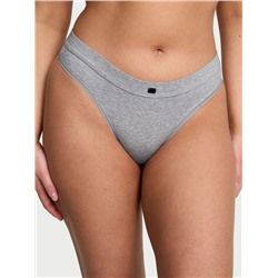 Cotton Logo Cotton Thong Panty