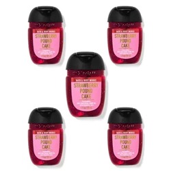 STRAWBERRY POUND CAKE PocketBac Hand Sanitizers, 5-Pack