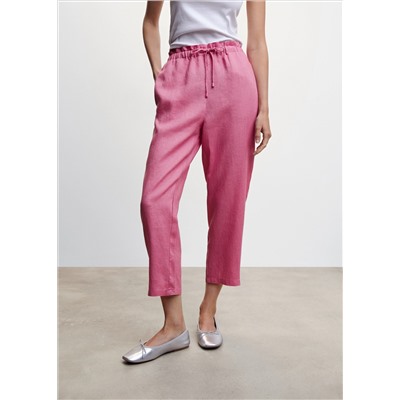 Pantalón jogger lino