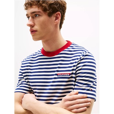 Monotype Logo Stripe T-Shirt