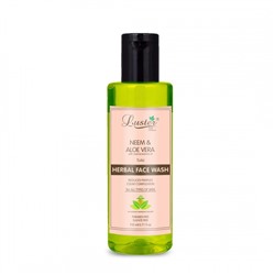 LUSTER Neem &amp; Aloe Vera Herbal Face Wash Гель для умывания с экстрактами Алоэ Вера и нима 110мл