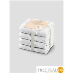 ESTIA МАРТОС бел К-т полотенец 50х80-4, 100% хлопок, 500 г/м2
