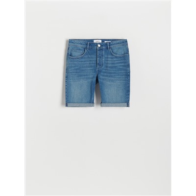 Shorts aus Denim im Slim-Fit
