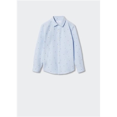 Camisa estampada algodón -  Niño | MANGO OUTLET España