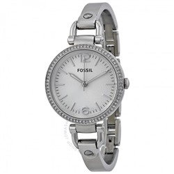 FOSSIL Georgia Glitz Silver Dial Ladies Watch