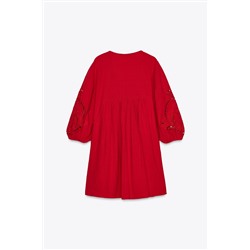 ZW COLLECTION EMBROIDERED SHORT DRESS