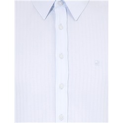 Açık Mavi Slim Fit Armürlü Gömlek