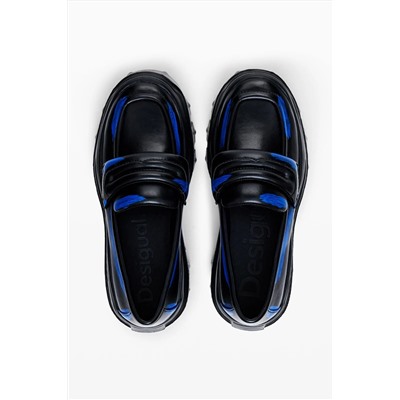 Mocasines chunky cuero