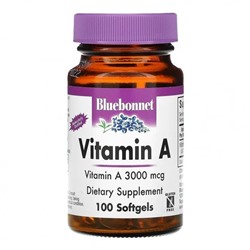 Vitamin A 3000 mcg (10.000iu) Bluebonnet