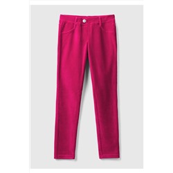 United Colors of BenettonKız Çocuk Fuşya Kadife Jegging