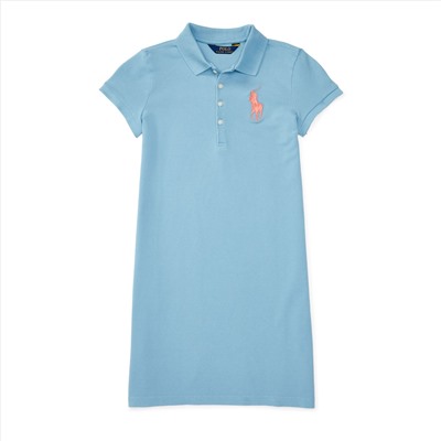 BIG PONY STRETCH POLO DRESS