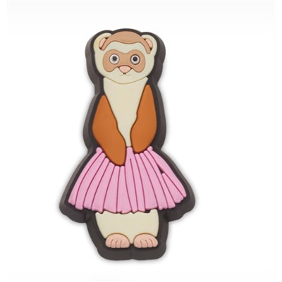 Ferret in a Tutu Jibbitz™ Charms