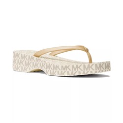 MICHAEL MICHAEL KORS Women's Lilo Logo Wedge Flip Flop Sandals