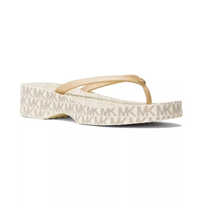 MICHAEL MICHAEL KORS Women's Lilo Logo Wedge Flip Flop Sandals