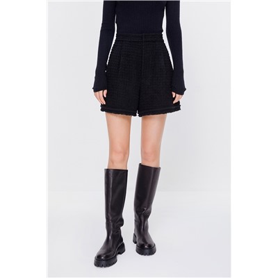 Short de lana Negro