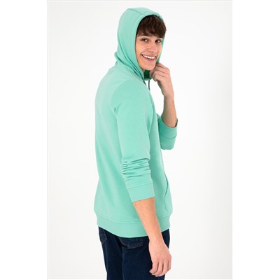 Erkek Mint Basic Sweatshirt
