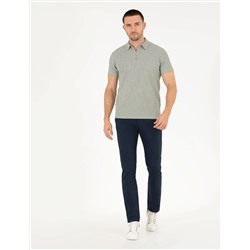 Lacivert Regular Fit Kanvas Pantolon