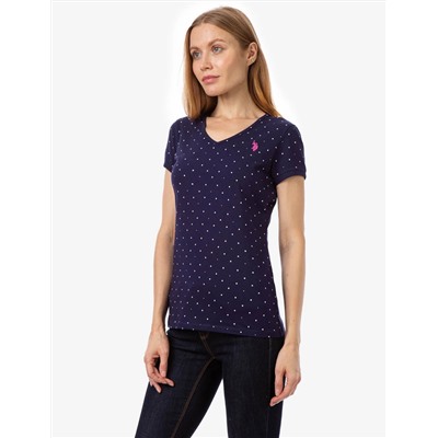 DOT V-NECK T-SHIRT
