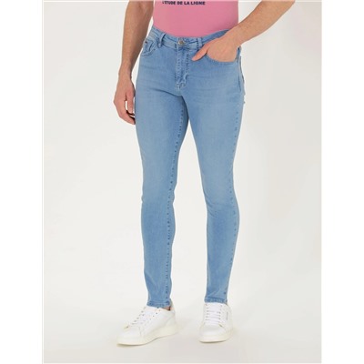 Açık Mavi Slim Fit Jean Pantolon