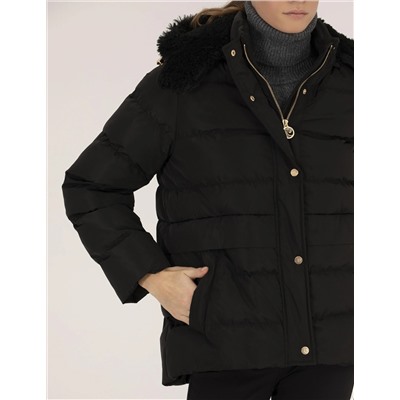 Siyah Regular Fit Mont