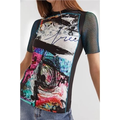 Camiseta arty patch