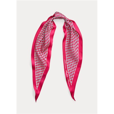 Lauren Carolyn Silk Twill Scarf