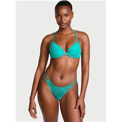 VICTORIA'S SECRET Sexy Tee Lace Lightly Lined Front-Close Demi Bra