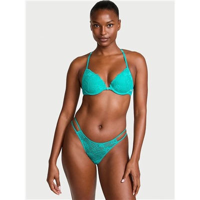 VICTORIA'S SECRET Sexy Tee Lace Lightly Lined Front-Close Demi Bra