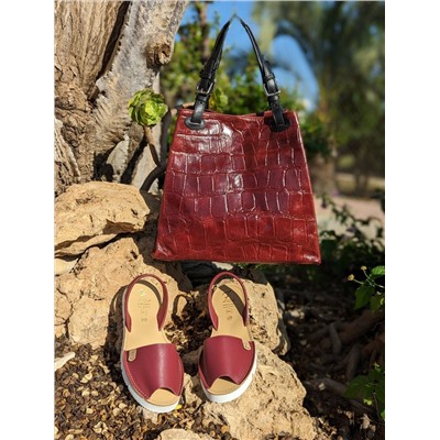 AB.Zapatos · 3202 · Granate+PELLE-1200 СОСО (770) БОРДОВЫЙ АКЦИЯ