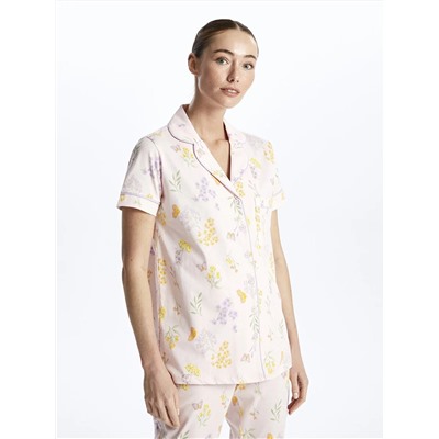 LC Waikiki Gömlek Yaka Desenli Kısa Kollu Kadın Pijama Takım, LCW DREAM                                            
                                            Gömlek Yaka Desenli Kısa Kollu Kadın Pijama Takım