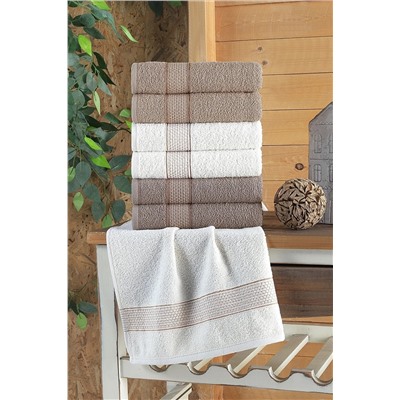Binnur Home Sobeska 40x70 Cm 6'lı El Ve Yüz Havlusu Pamuklu 153-90-196
