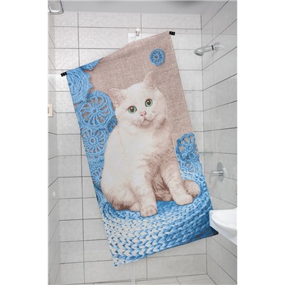 Полотенце банное Котенок