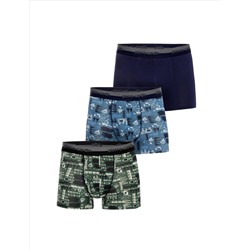 Renkli 3'lü Boxer
