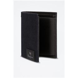 Cartera de piel Hilliop Negro
