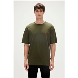 Bad Bear, Daydream Oversize T-shirt Haki Yeşil Basic Erkek Tişört