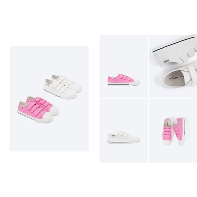PACK OF 2 SNEAKERS WITH TOECAP