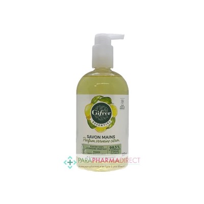 Gifrer Essentiel Savon Mains Parfum Verveine Citron 500ml