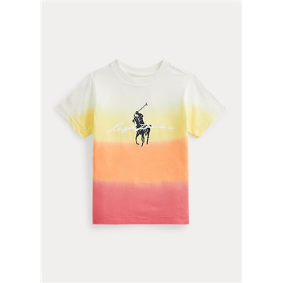 Boys 2-7 Big Pony Logo Dip-Dyed Cotton Tee