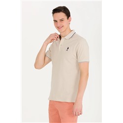 Erkek Taş Basic Polo Yaka Tişört