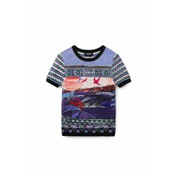 Camiseta tricot japonesa