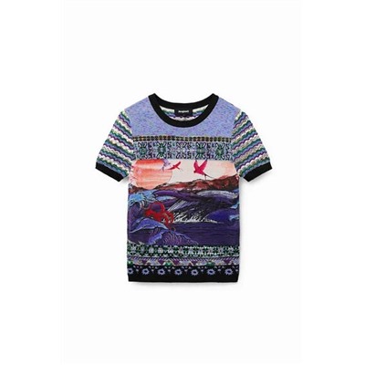 Camiseta tricot japonesa