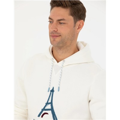 Ekru Regular Fit Sweatshirt