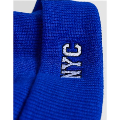 Short varsity beanie