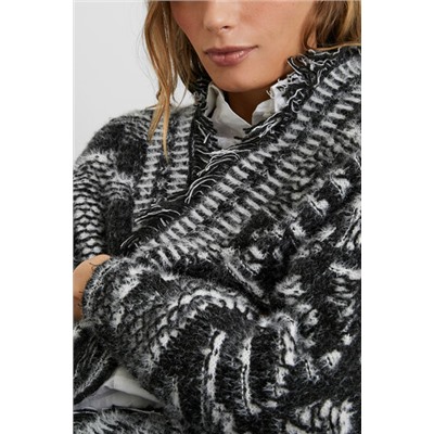 Chaqueta oversize tricot