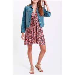 Vestido recto Rosa